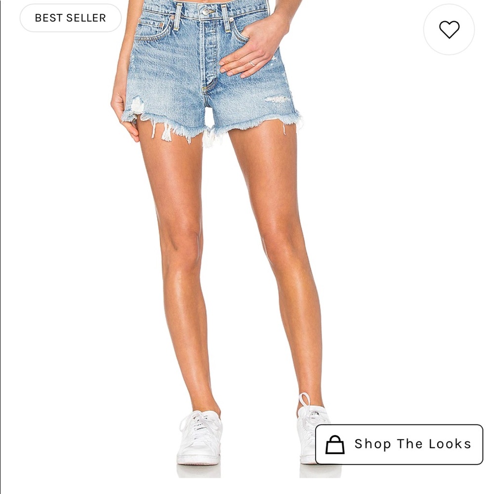 AGOLDE Parker Vintage Cut Off Short in Swapmeet